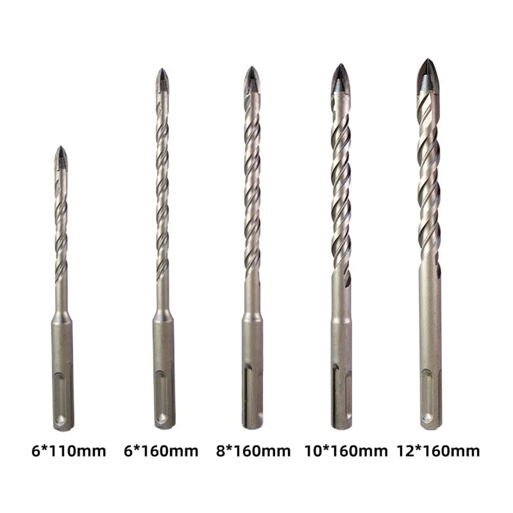 Tile Porcelain Concrete Drill Bit 6/8/10/12mm SDS PLUS Shank Carbide Drill Drilling For Glass Ceramic Stone Hole Opener 4pcs 160mm tile porcelain drill bit sds plus shank carbide drill for drilling ceramic granite wood plastic stone 6 8 10 12mm