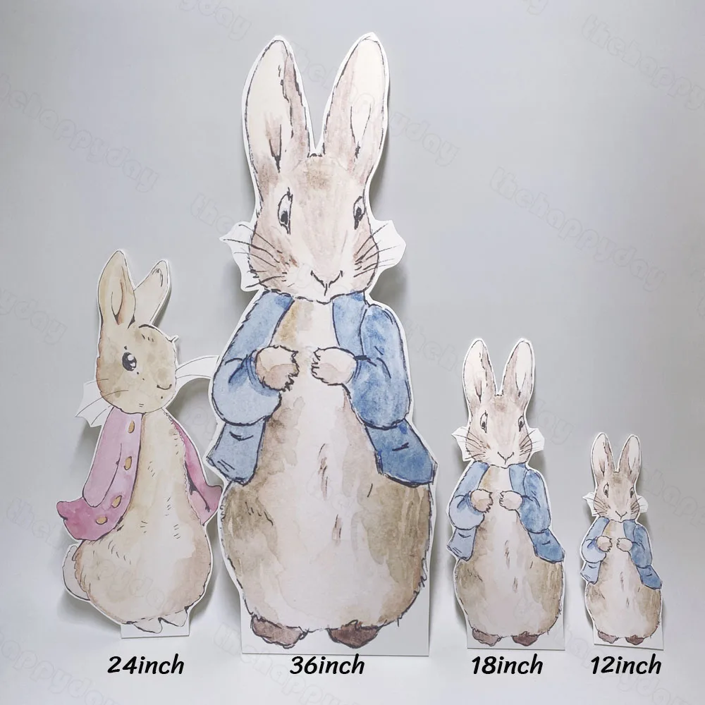 36/24/18'' Rabbit KT Board Party Cutout Jungle Safari Birthday