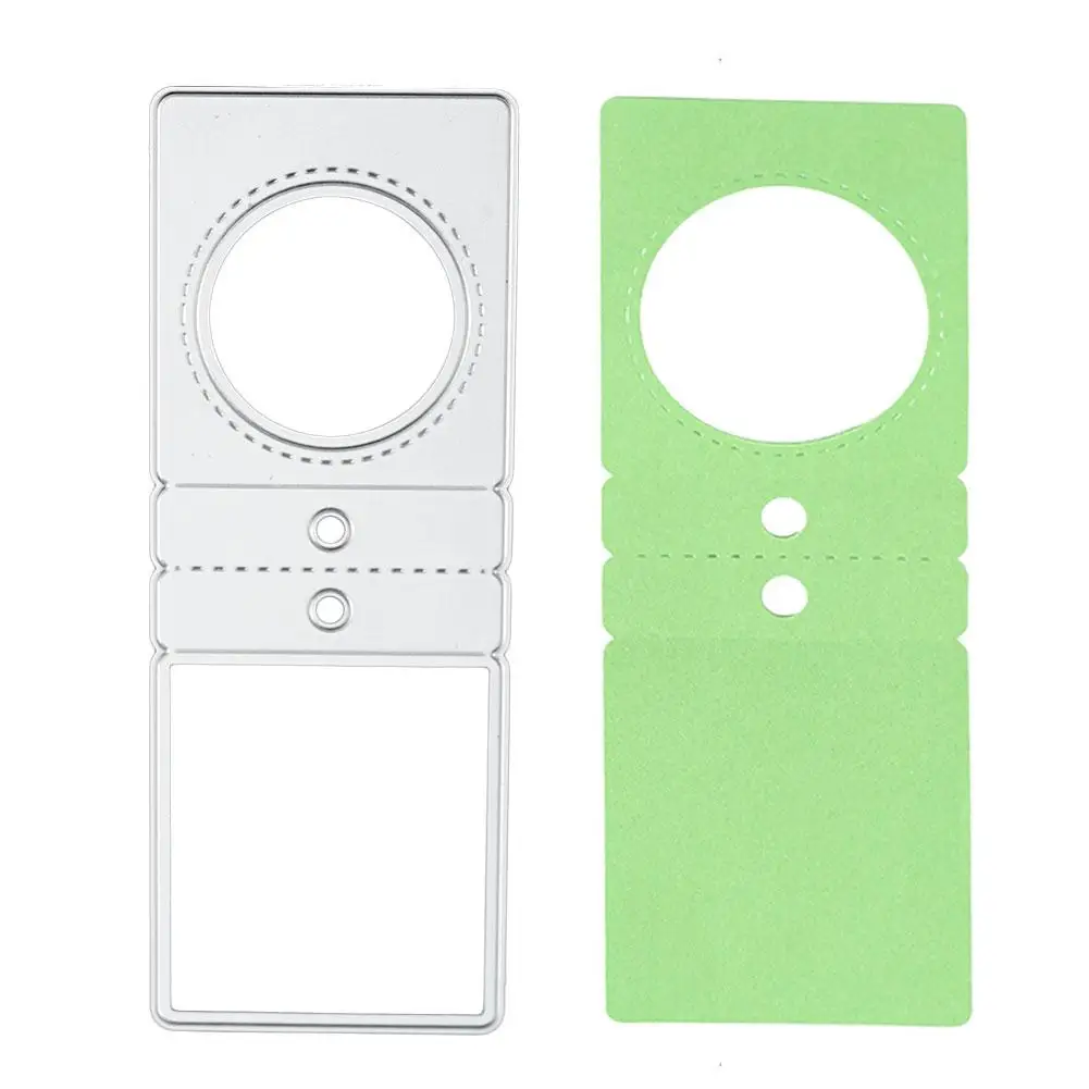 Stencil Da Taglio Per Scrapbooking, 12 X 18,3 Cm 3D Cuscino Cornice