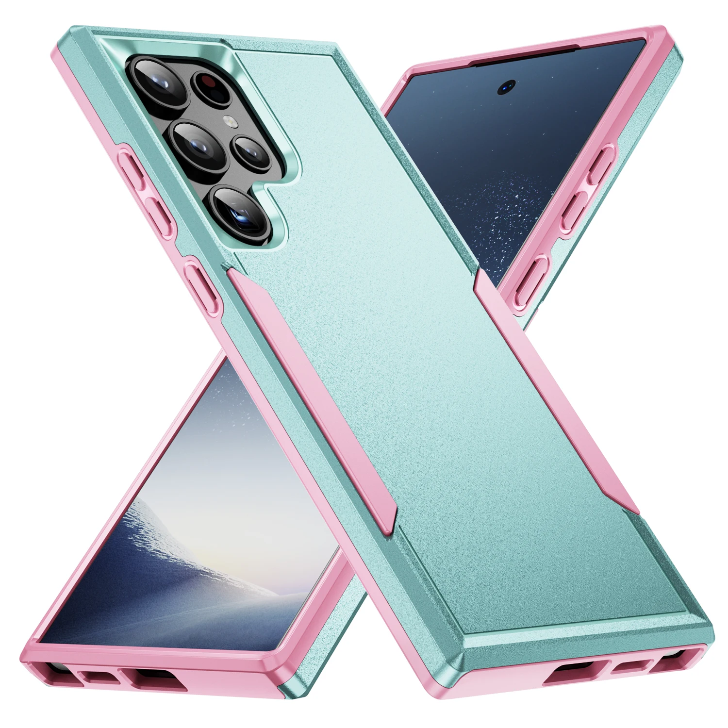 Enhanced Military-Grade Shockproof Dual-Layer Protective Case