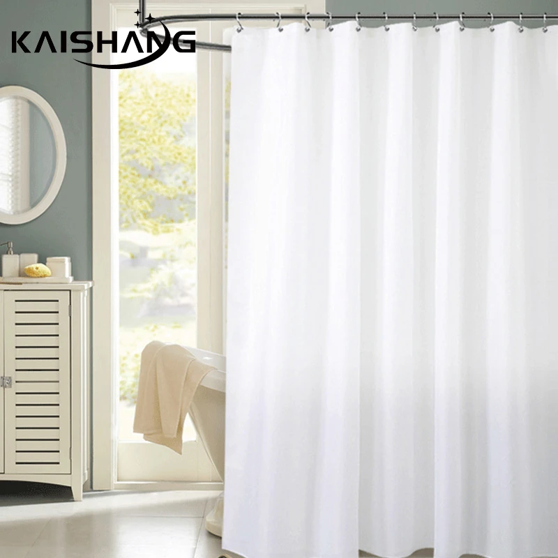 Waterproof Thick Polyester Shower Curtain Fabric, 安値