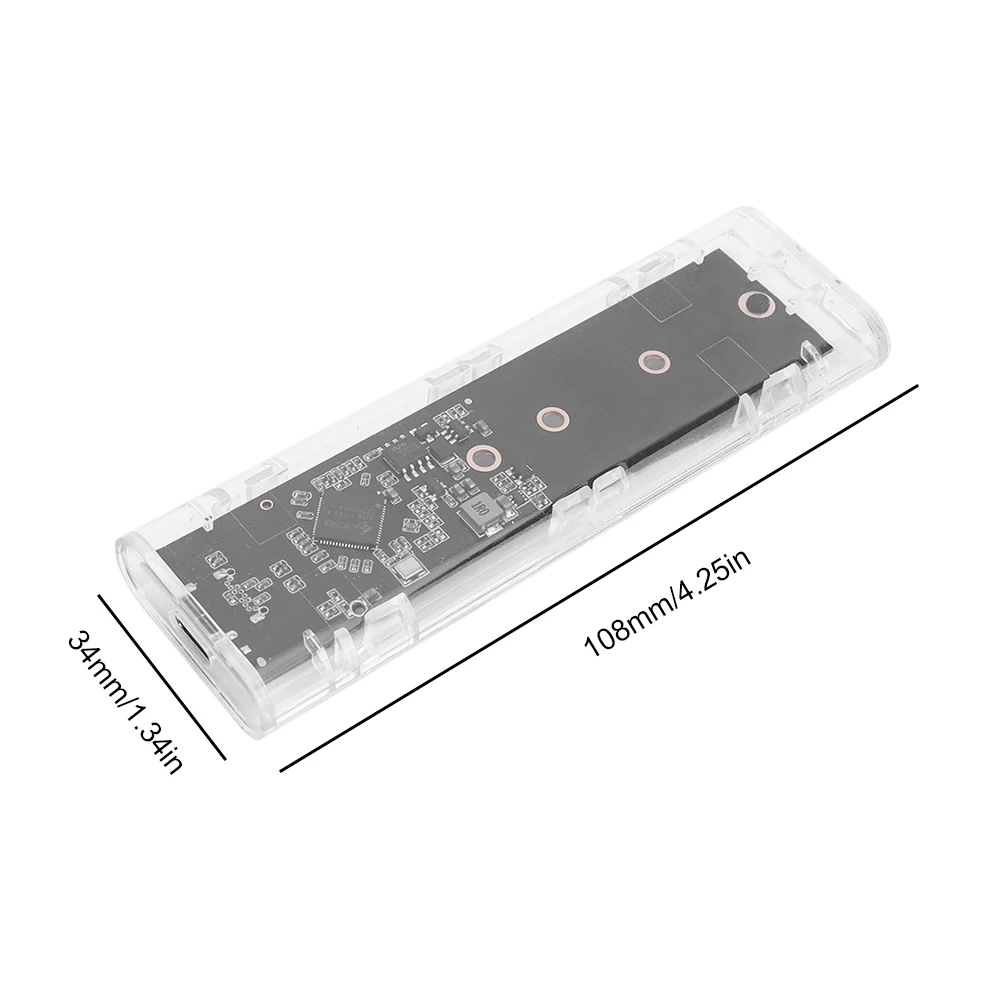 M.2 PCI-e NVME  SSD ̽, USB 3.1 C Ÿ SSD,   Ŭ, M Ű, B + M Ű, ϵ ũ ڽ, 10Gbps