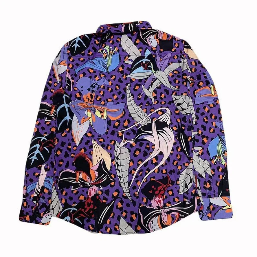 

Spotted Pattern WACKO MARIA HAWAIIAN SHIRT Men Women Casual T-Shirt Shirts Beach Top Tees Oversized