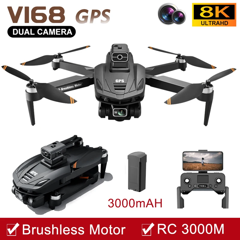 Prosomer - Drones professionnels à longue portée, pulvérisateurs vidéo 4K HD, Mi