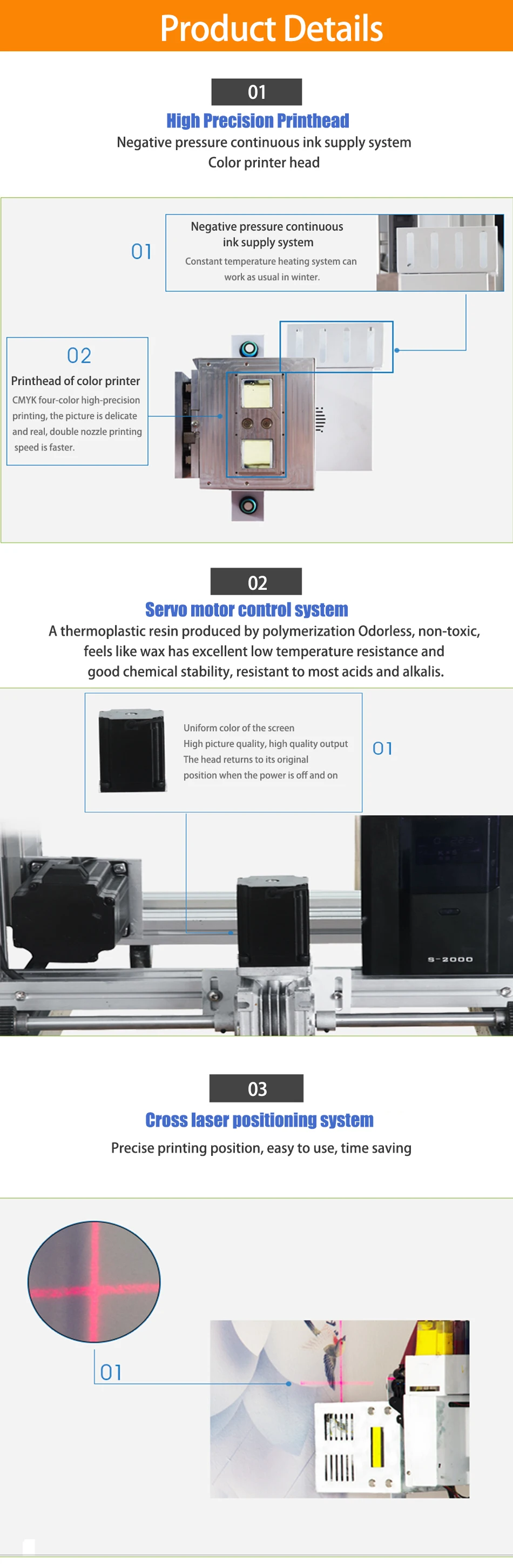 Description Picture 4 of itemGenC  UV flat smart vertical wall printer, digital varnish inkjet printing machine, direct to wall artwork