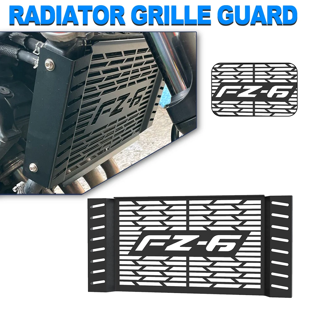 

Motorcycle Radiator Guard Cover Water Tank Protection Grille Mesh Accessories For YAMAHA FZ 6 FZ-6 FZ6 Fazer 2007 2008 2009 2010