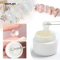 VENALISA Stereo Carve Nail Art Gel - Versatile Shapeable PVC Soft Solid Gel for Transparent UV Designs (10231 new)