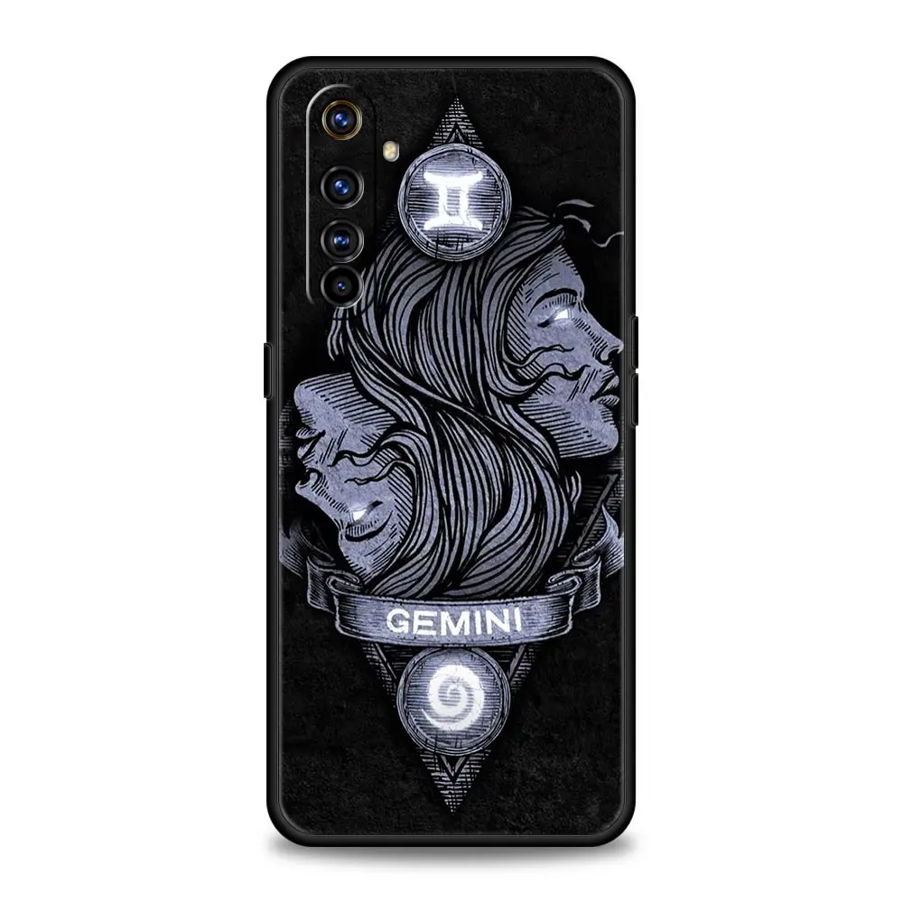 Zodiac-Inspired Protective Case for Realme - Aries, Leo, Libra, Pisces, Virgo Design