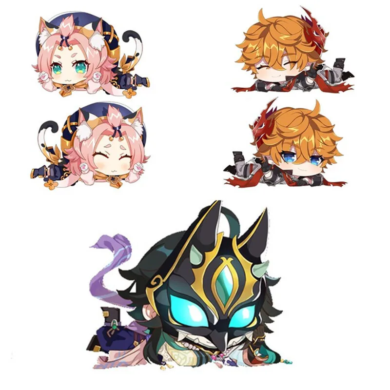 Game Genshin Impact Plush Pillow Doll Lumine Diluc Hu Tao Zhong Li Barbatos Cosplay Accessories
