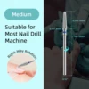 HYTOOS Cone Cuticle Nail Drill Bit Straight Cut Conical Carbide Nail Bit Manicure Gel Polish Remover Electric Drills Accessories 4