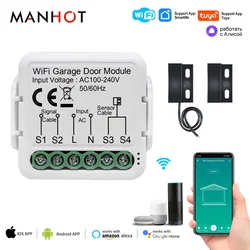 Smart Garage Door Opener Module with Voice-Activated Remote Control (Wifi version)