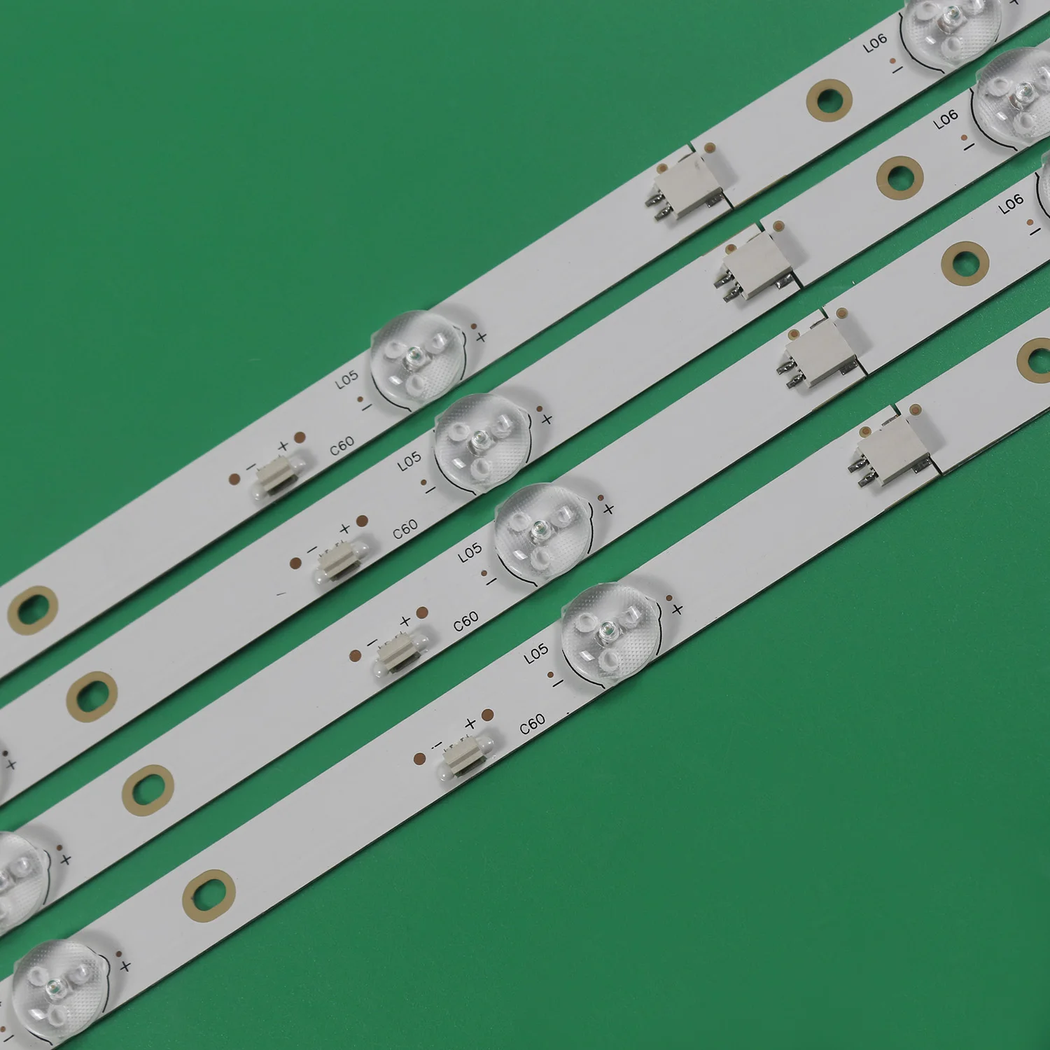 988mm 6V LED 스트립 JS-D-JP50DM-101EC(81112) R72-50D04-024 988-14-1T/3030-300-6.6/4P E125436JF-AL 50LEM-1058/FT2C MS-L2