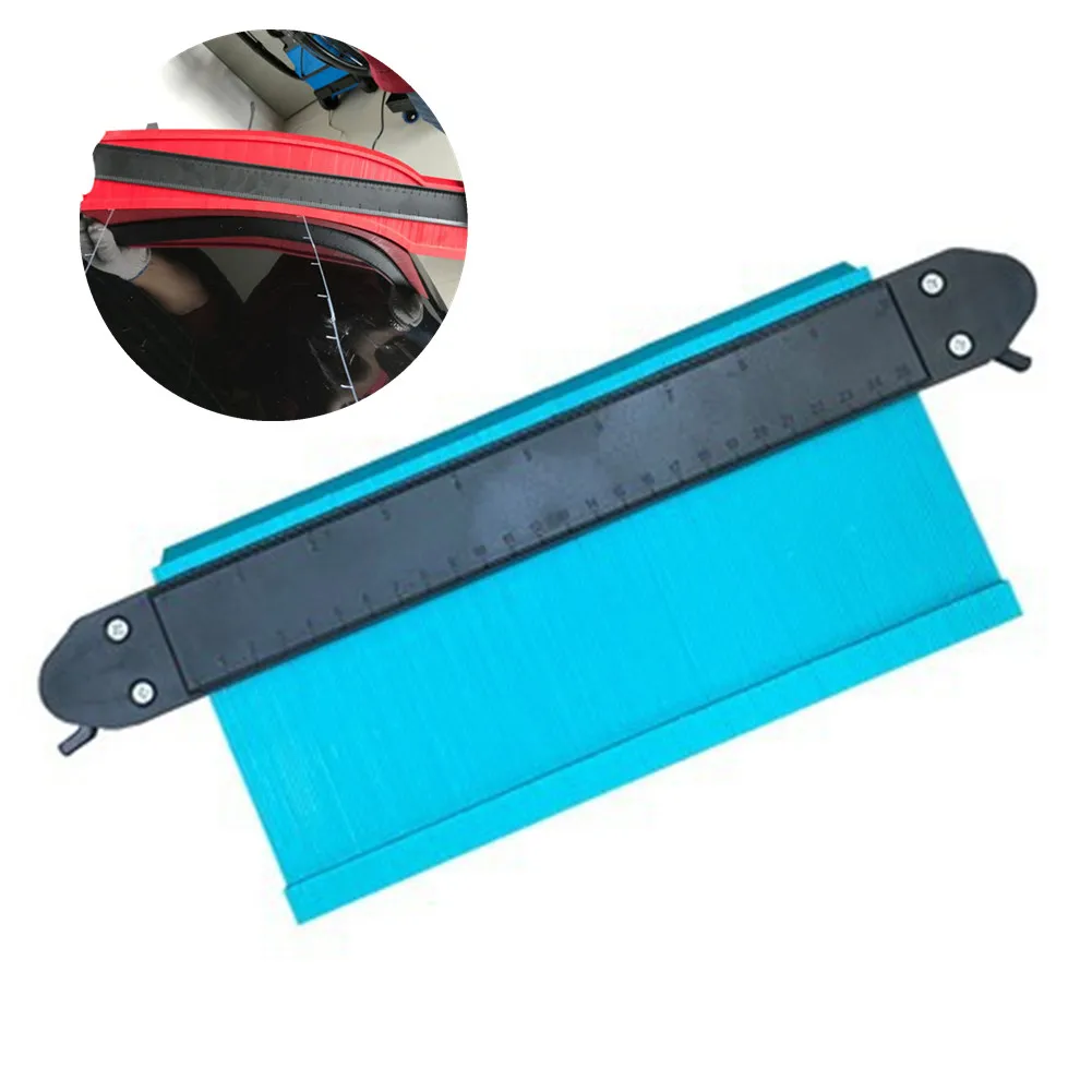 

Car Body Panel Sheet Metal Tool Shape Contour Profile Gauge Duplicator Ruler Vehicle Measuring Tool