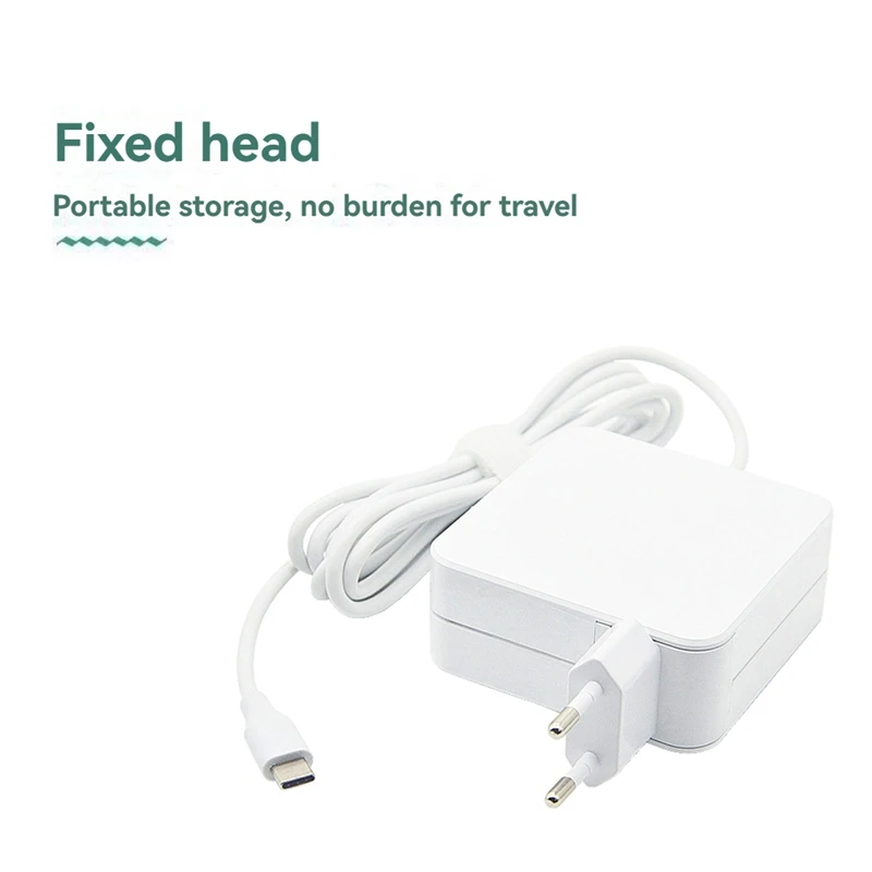 90W USB C Laptop Power Adapter Type C Power PD Wall Fast Charger For Laptop EU Plug