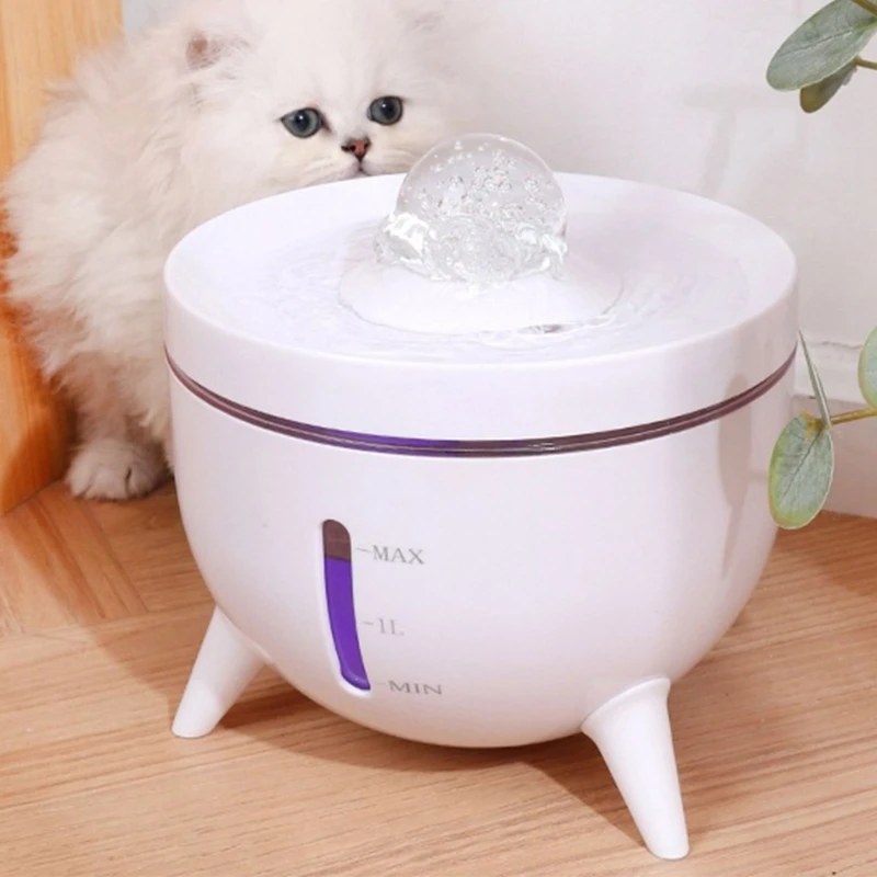 

60oz Capacity Automatic Pet Cats Water Dispenser for Dog Waterer Drinker Feeder Bowl Container Water Feeding Low Noise