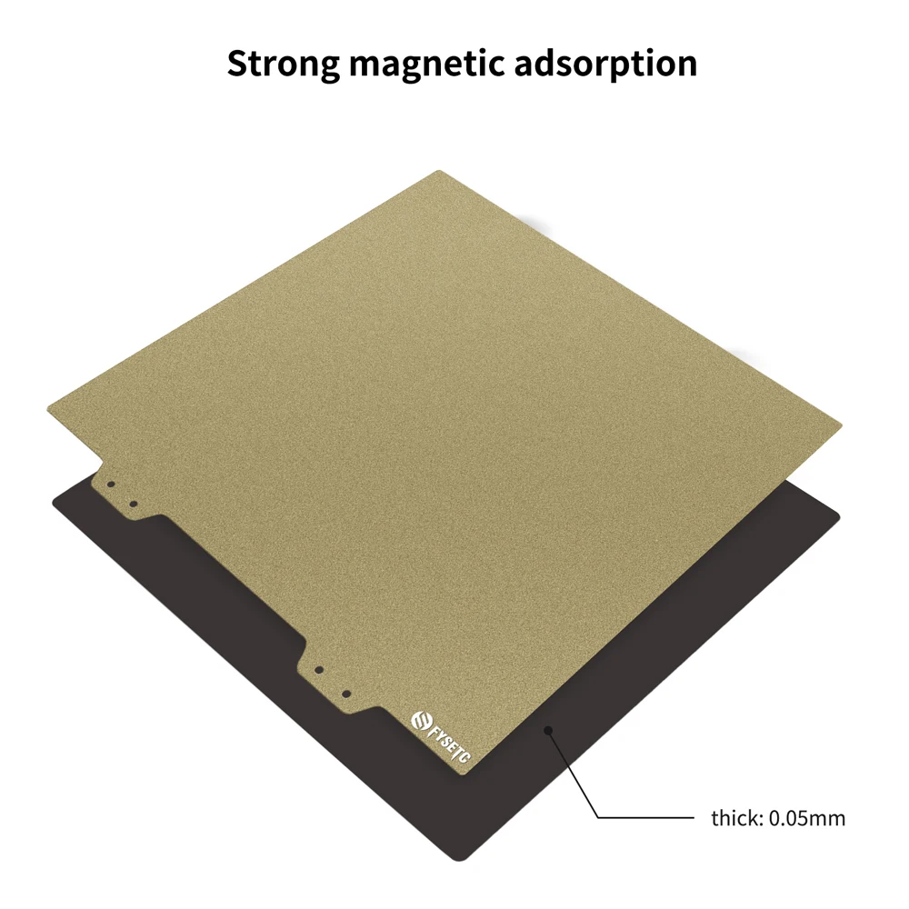 Fysetc Base Magnética 1.2 mm Espessura Etiqueta Magnética 120 165 180 220 250 255 330 350 mm Tamanho 3d Peças de Impressora para Impressora 3d - Imagem 3