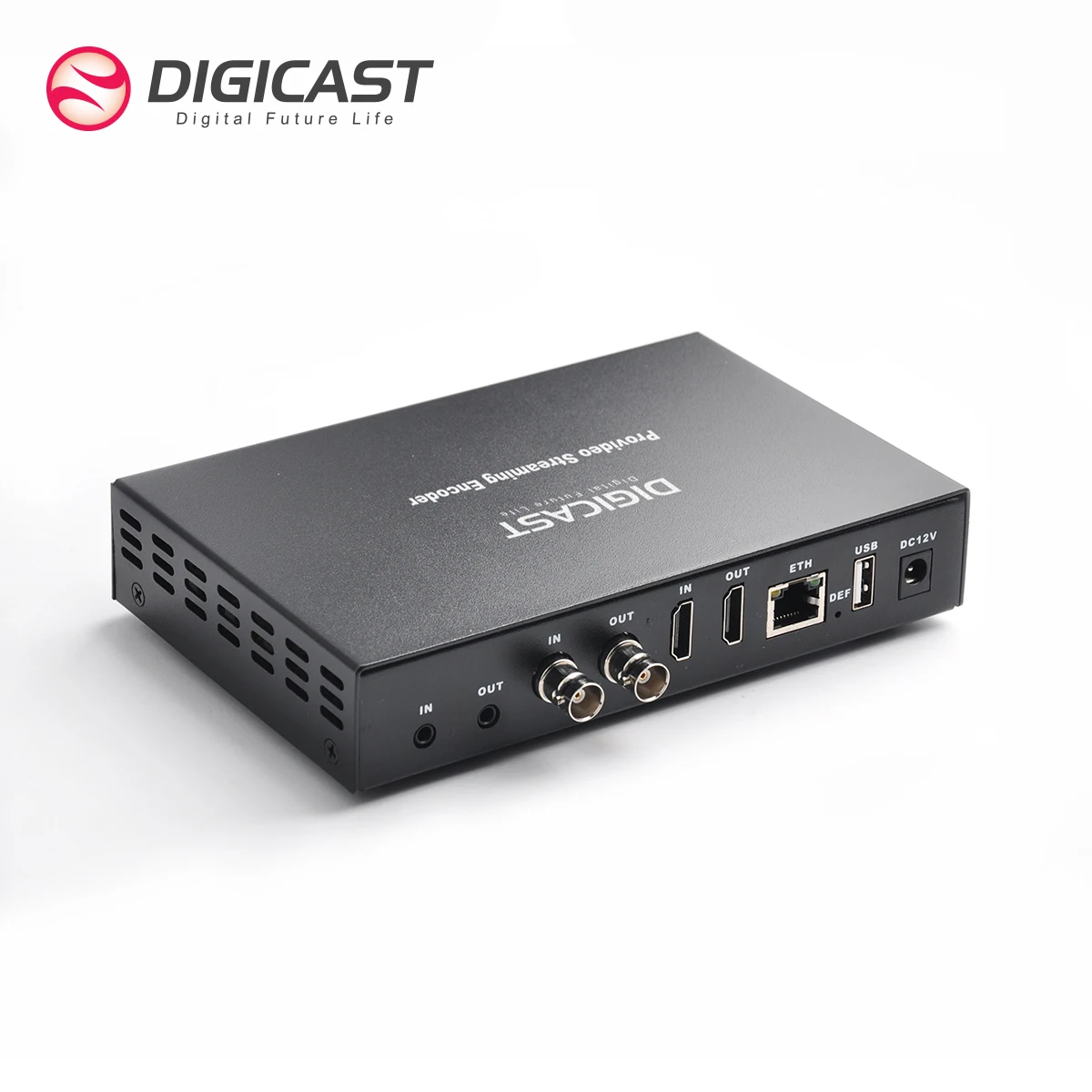 Dmb-8900Au Plus 2 Canali Ndi 4K Hevc Streaming Encoder Sdi Srt Encoder Decoder H.265 Hd Uhd Encoder Registrazione Video Usb