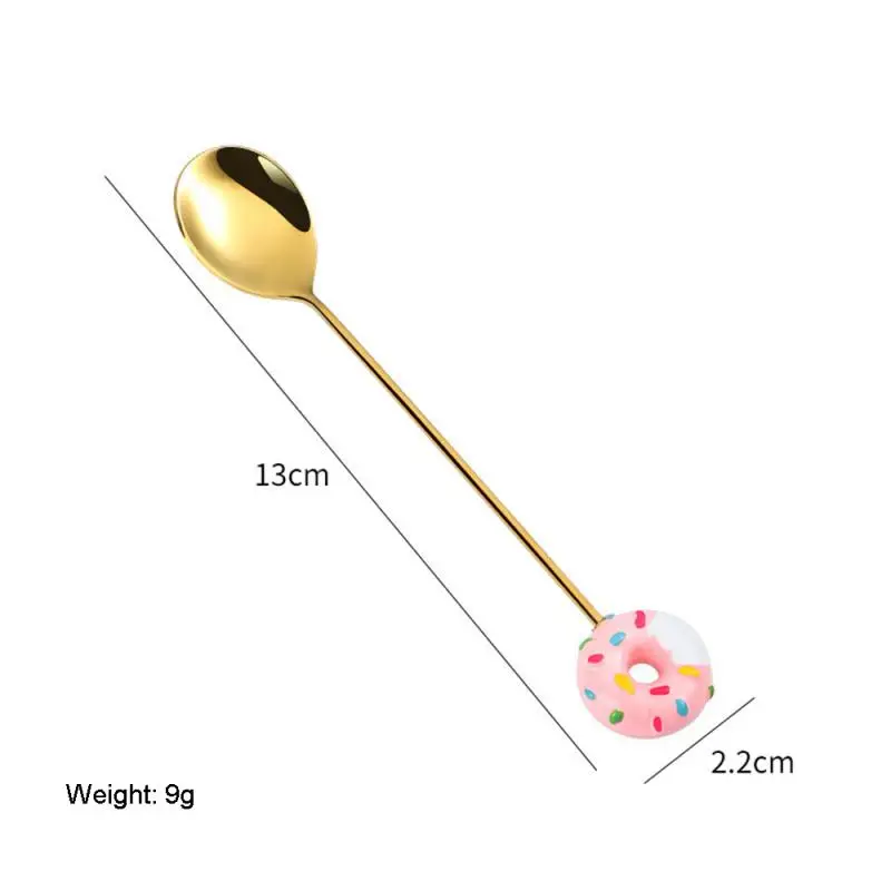 430 Stainless Cake Spoon Functional And Practical Stainless Steel Fashion Steel Ice Cream Cake Scoop Spoon Fork Gift stainless steel spoon