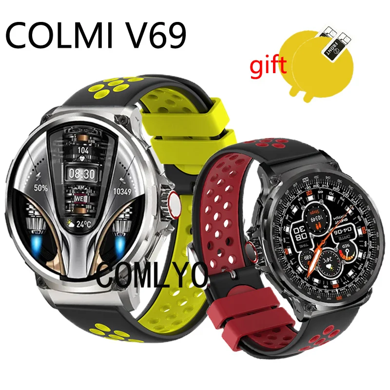 

3 в 1, силиконовая Мягкая Спортивная Защитная пленка для экрана COLMI V69