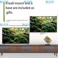 Smart TV LCD 4K, TV domestique 17 pouces à 100 pouces, TV d'hôtel, écran haute définition, divertissement et Streaming Smart TV compatibles Wi-Fi 3