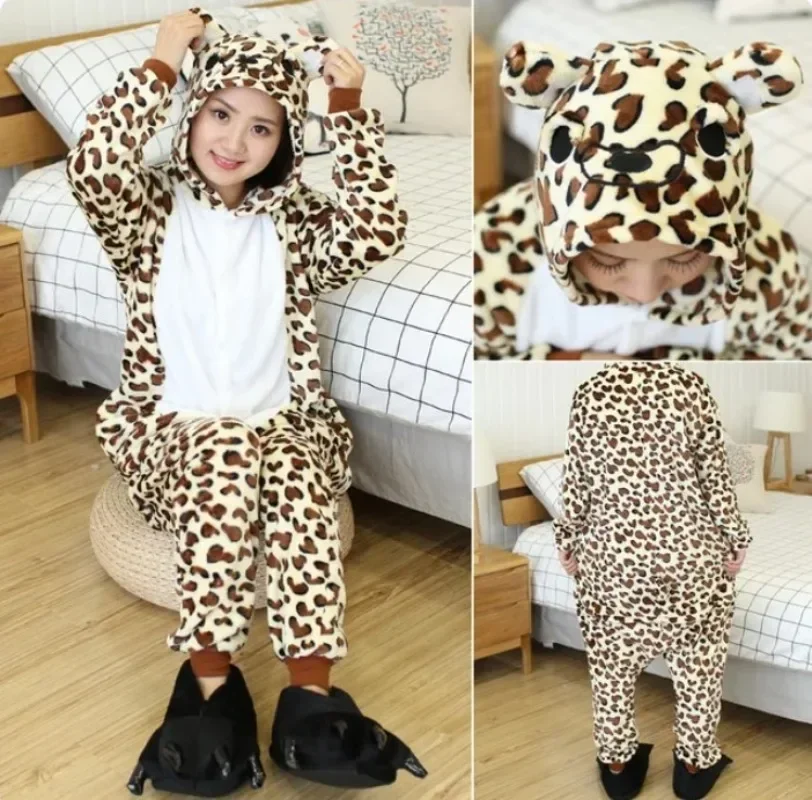 Adults Animal Onesies Unicorn Kigurumi Pajamas Sleepwear Women Men Winter Unisex Wolf Panda Costumes Kids Cartoon Pajamas