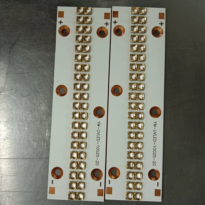 120W UV LED Module 365nm 385nm 395nm UV 405nm For Drying Offset Ink Printing Ultraviolet Curing Light Source