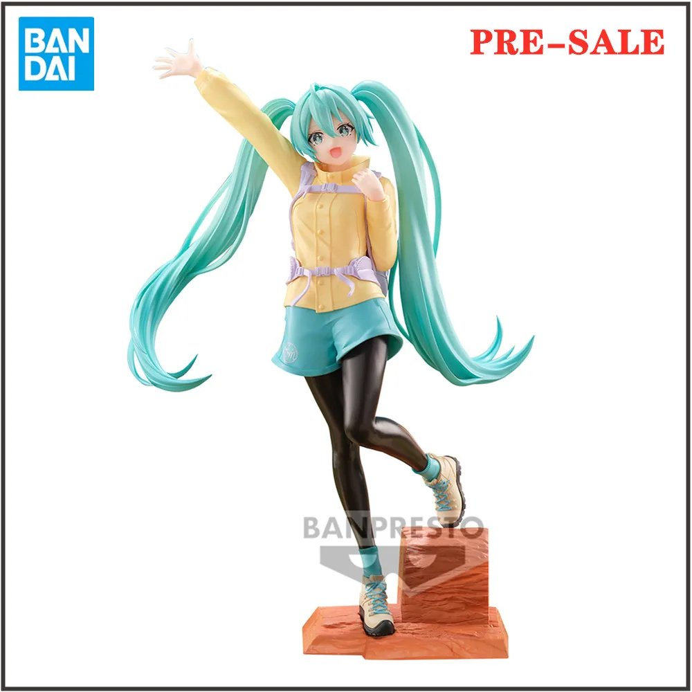 original-anime-hatsune-miku-holiday-memories-mountain-climbing-toys-pvc-action-figure-bandai-20cm-model