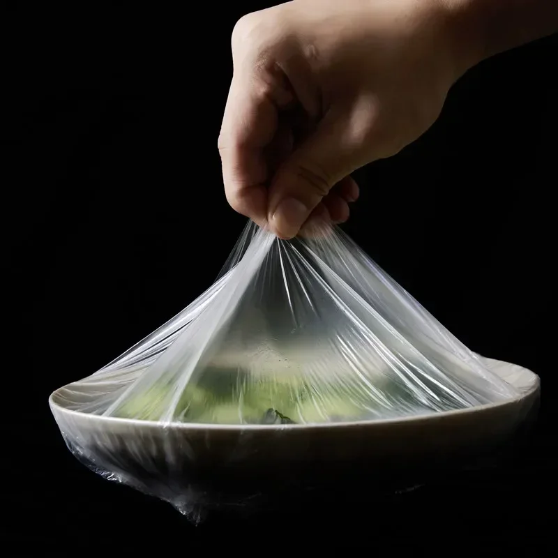 Elastic plastic wrap disposable food cover food grade lids shoe cover shower headgear bowls caps fresh saver bag dust