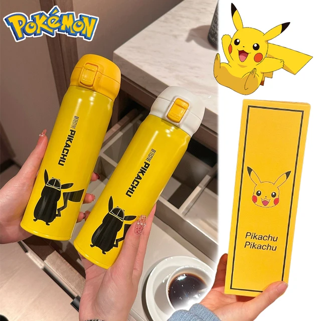 Anime Pokemon Thermos Cups Pikachu Thermo Bottle Cup Smart Temperature  Display Water Bottle Coffee Cup Winter for Kid Gifts - AliExpress