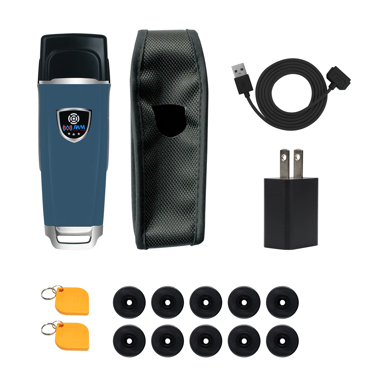 JWM Guard Tour Patrol System with RFID Tags, IP67 Security Guard Equipment, Professional Guard Monitoring Attendance System jwm ibutton touch guard tour system with flashlight ip67 security patrol equipment for hotels industrial park