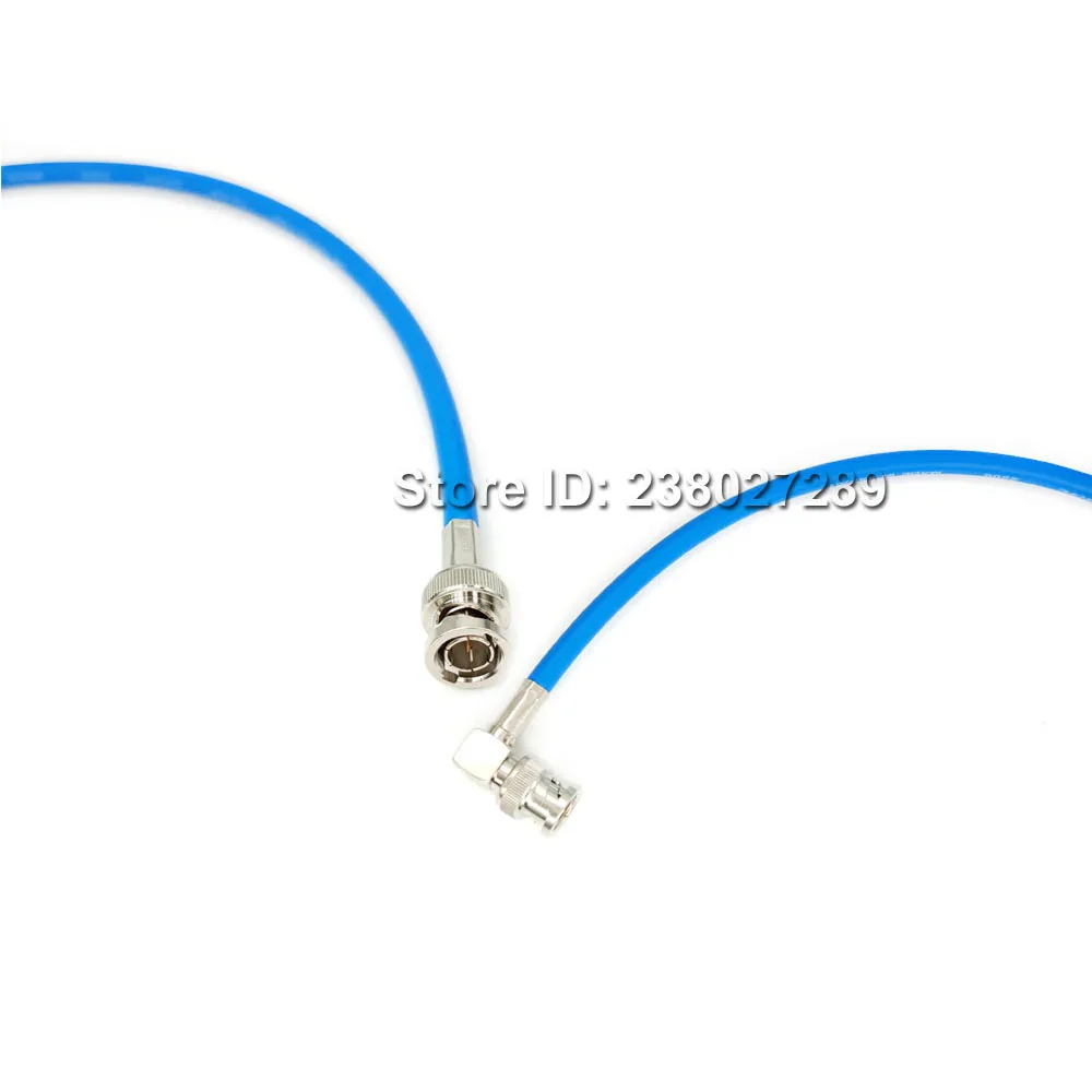 카메라 모니터 HD SDI 비디오 동축 케이블, CANARE LV-61S 75ohm 직각-직선 BNC 3G 6G 12G 4K 케이블