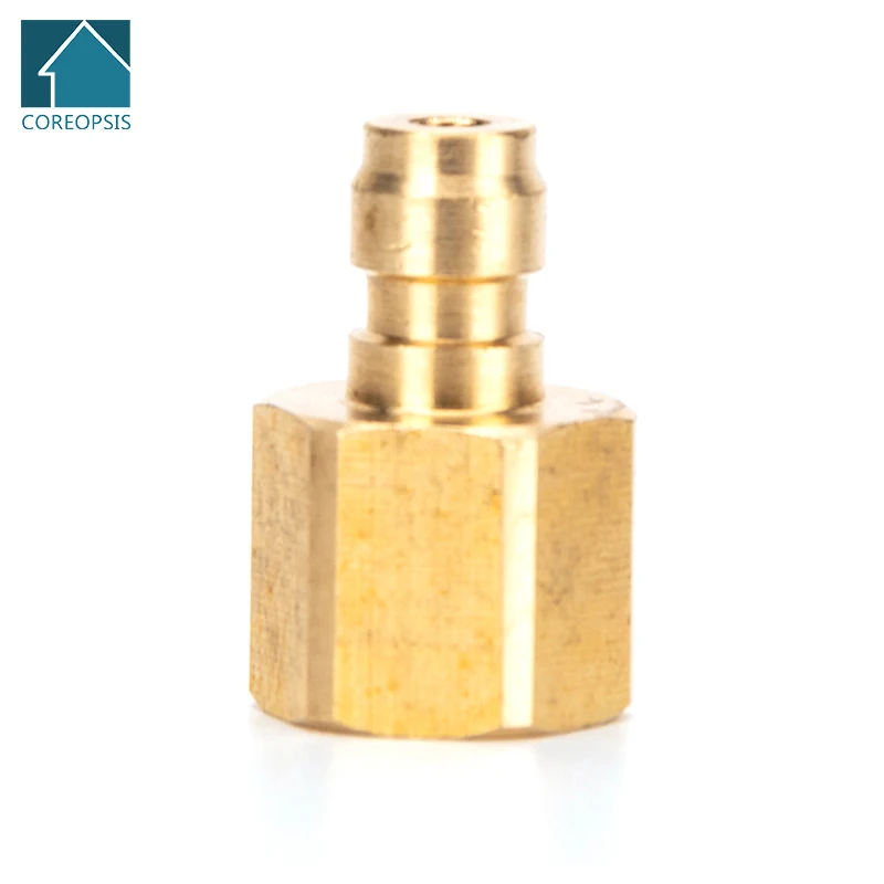 1pcs 1/8BSPP Copper Quick Coupler Connector Fittings 1/8NPT M10x1 Thread 8MM Quick Plug Socket Air Pumps Parts & Accessories air pump parts quick connect fittings