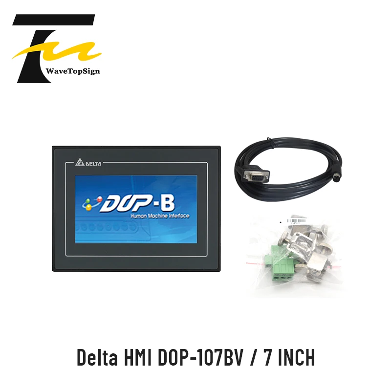 HMI Touch Screen Delta 7 Inch HMI Touch Screen DOP-107BV Replace DOP-B07S411 DOP-B07SS411 B07S410 With Data Cable