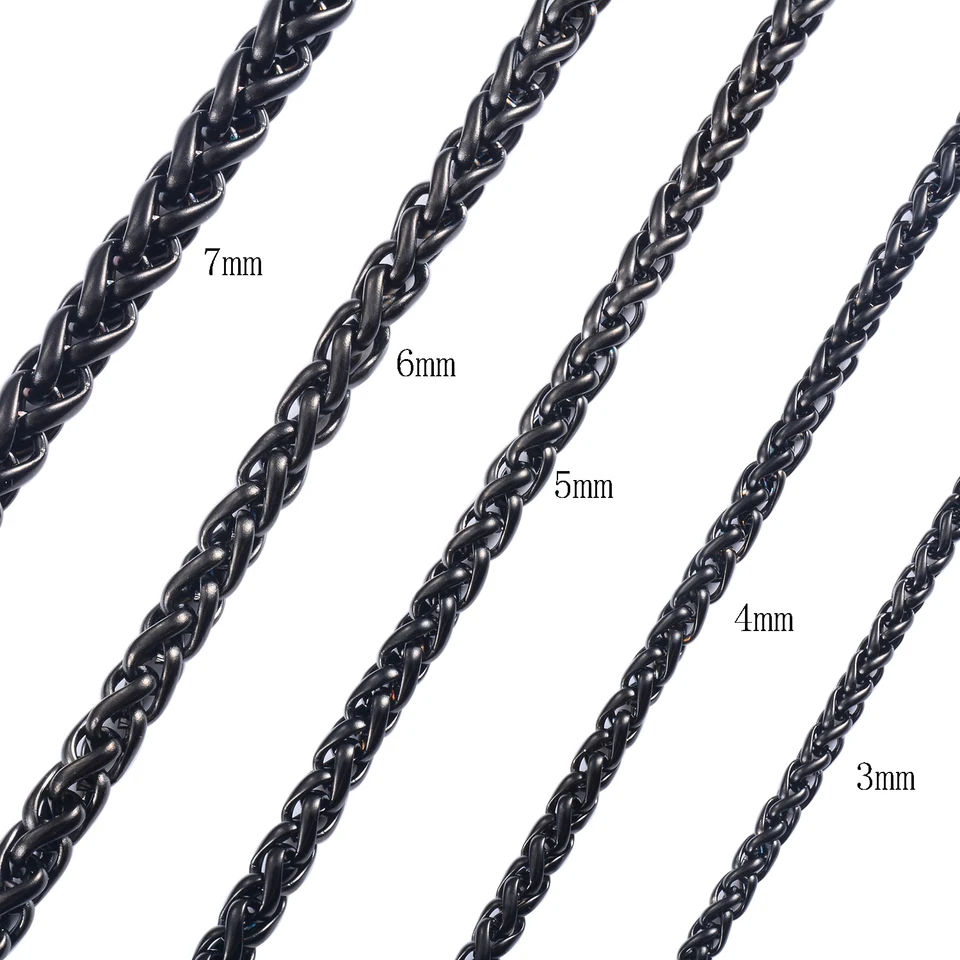 Collana Uomo In Legno Marrone Ed Elementi In Acciaio Inossidabile. ... | Su MissHobby - Foto 5