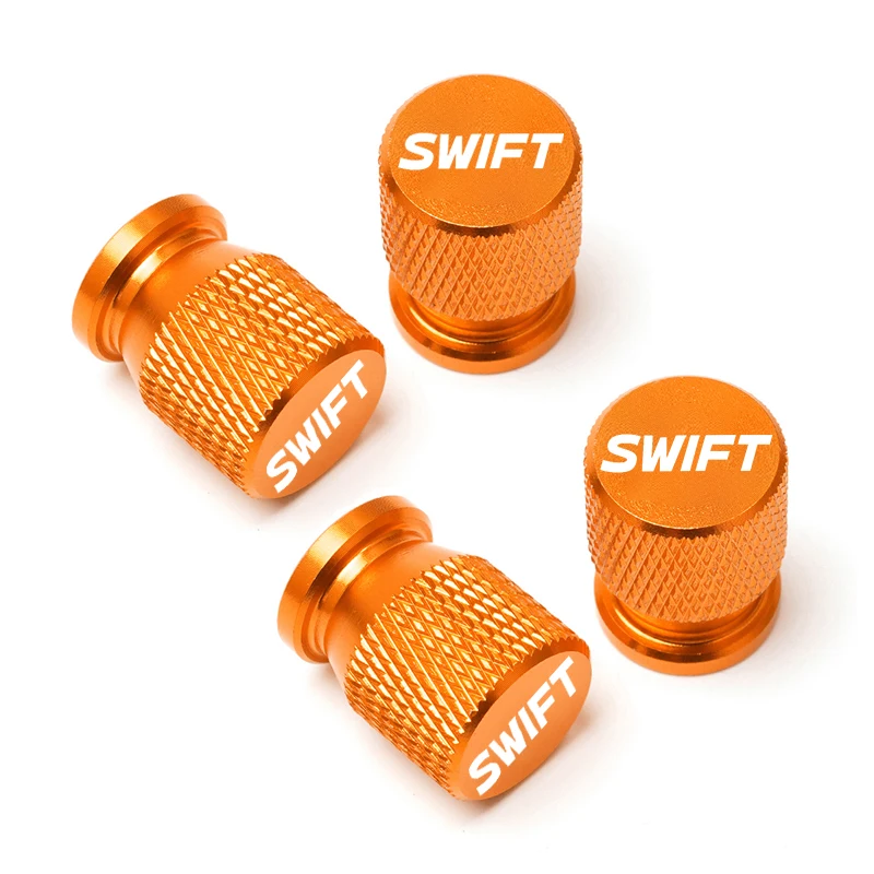 Wheel Valve Caps For Suzuki Swift Car Wheel Tire Valve Caps Tyre Stem Covers Airdust Waterproof Accessories