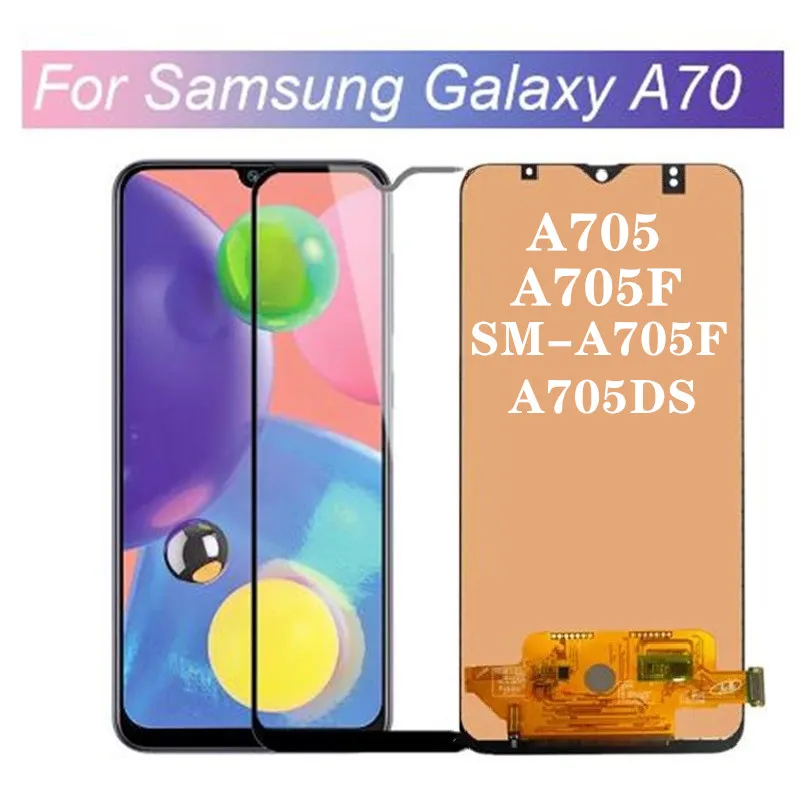 

A705 ЖК-дисплей для Samsung Galaxy A70 2019 ЖК-дисплей сенсорный экран дигитайзер в сборе для Samsung A705 A705F SM-A705F A705DS