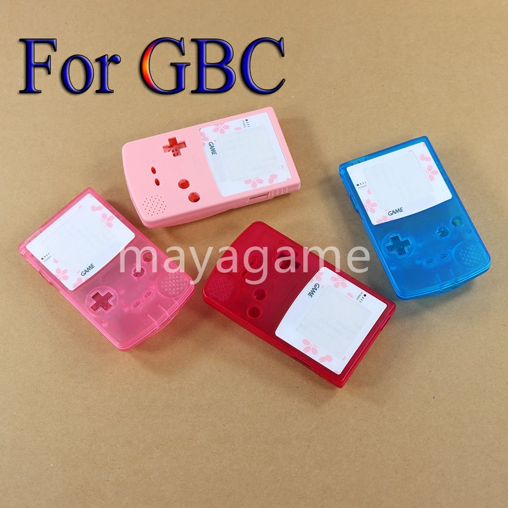 

8 комплектов для телефона, оболочка с кнопками для Game Boy, Цветной корпус с винтами