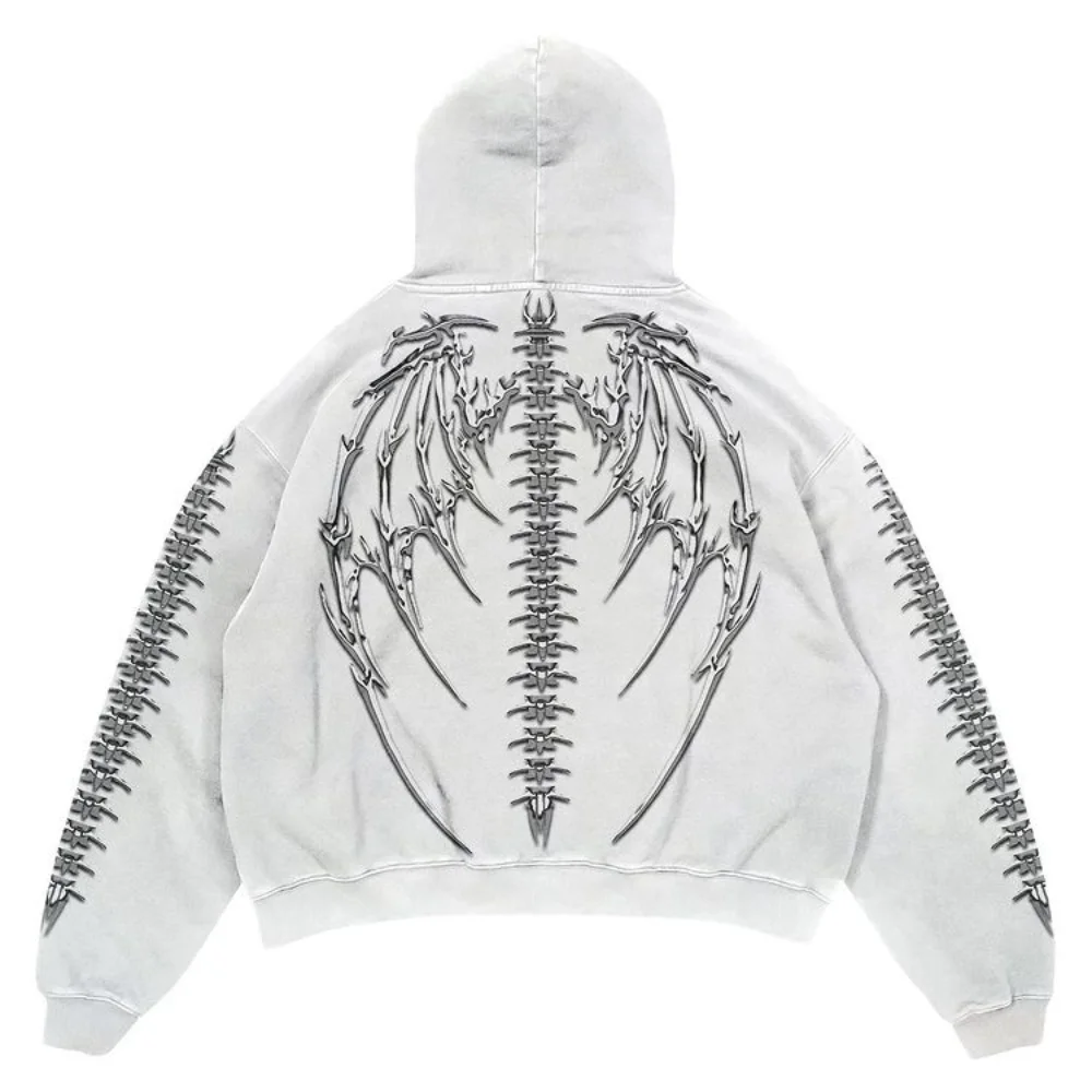 Felpa Uomo con Cappuccio Y2K | Felpa con Cappuccio E Zip da Donna Y2K | Felpa con Cappuccio Minus-Two Cargo Herren | Y2K Kapuzenpullover Hip Hop Streetwear Pullover Urbano Giacca Casual Unisex
