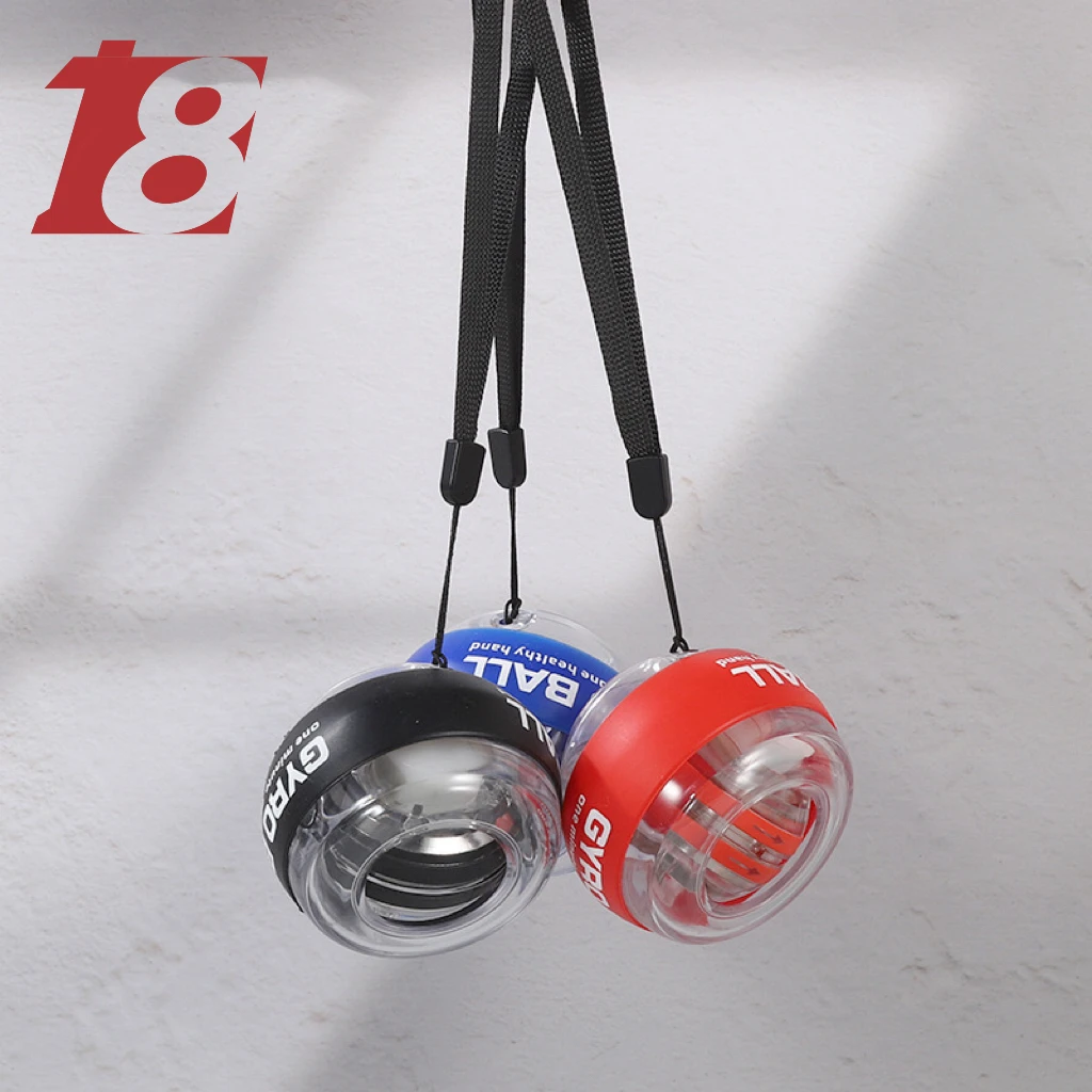 LED Wrist Ball Gyroscopic Power Wrist Ball Self-starting Gyro Gyroball Arm Hand Muscle Force Trainer Exercise Strengthener