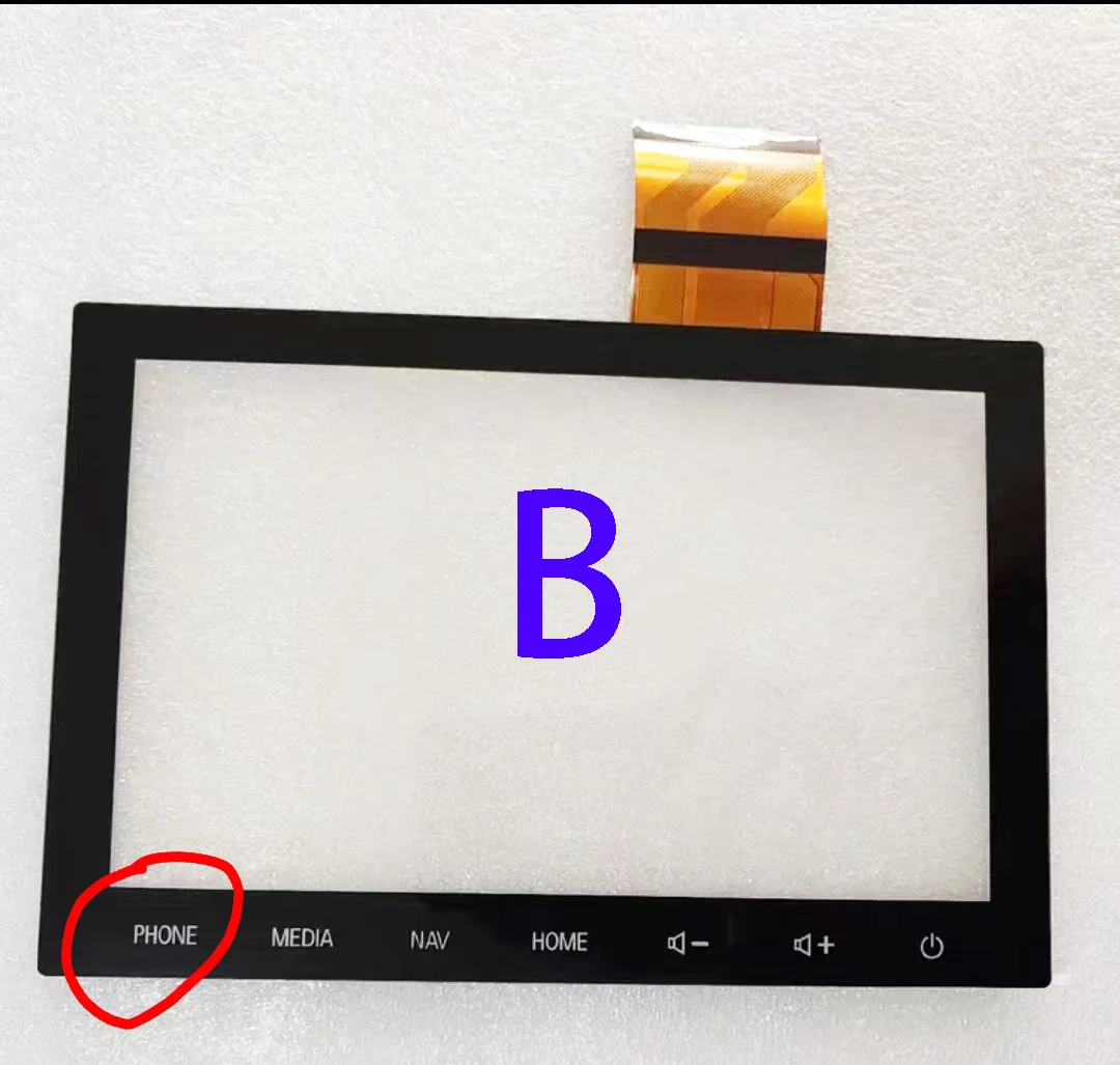 vidro painel para mitsubishi outlander asx, 80pin (203x135mm)