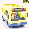 The Bluey Family And Friends Cute Bluey Dolls Movable Table Ornaments Children'S Toys School Bus Ornaments Birthday Present 5