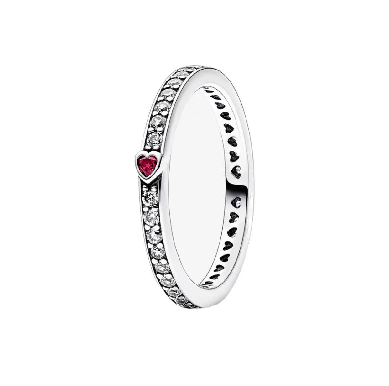 925 sterling silver multi-style Romantic heart Zircon ring for women jewelry Valentine's Day silver heart ring,silver rings,silver ring