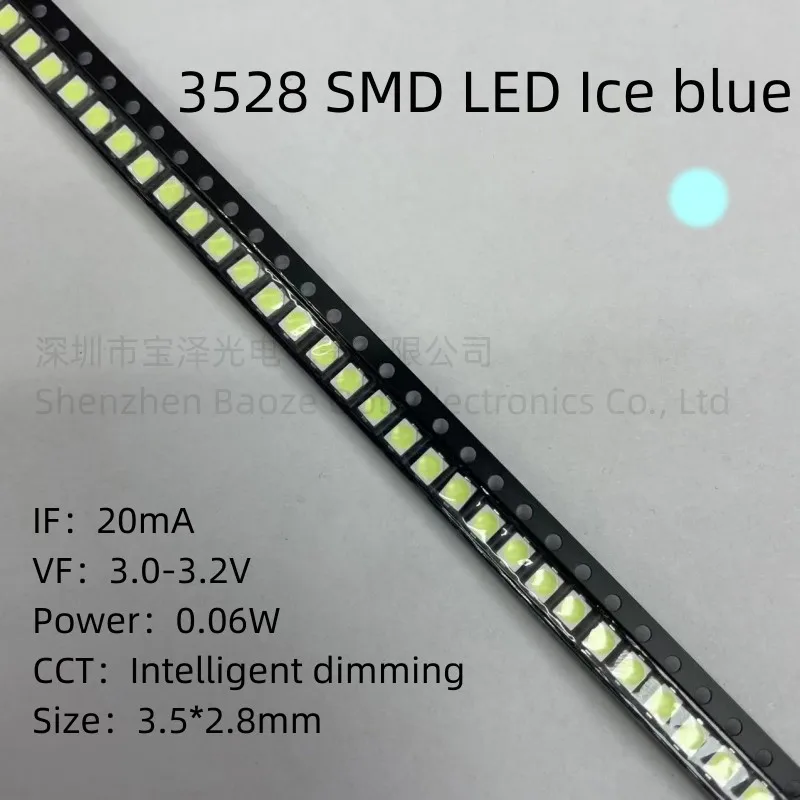 ตัวเลือกสินค้า LED หลากสี 100 ชิ้น สำหรับงานไฟฟ้า