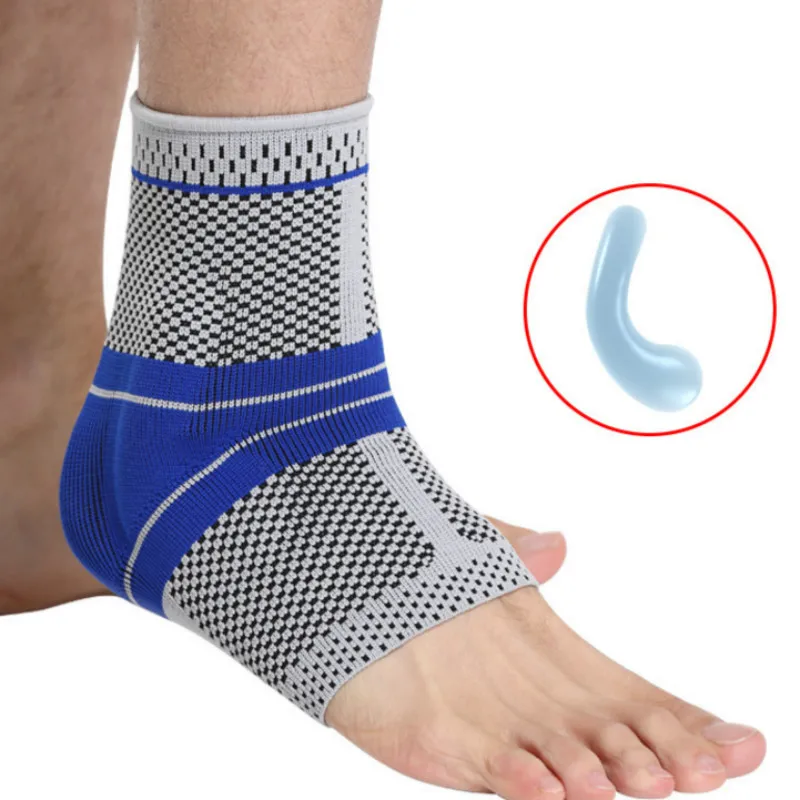 1PCS Ankle Brace Compression Support Sleeve Guard with Stabilizing Gel