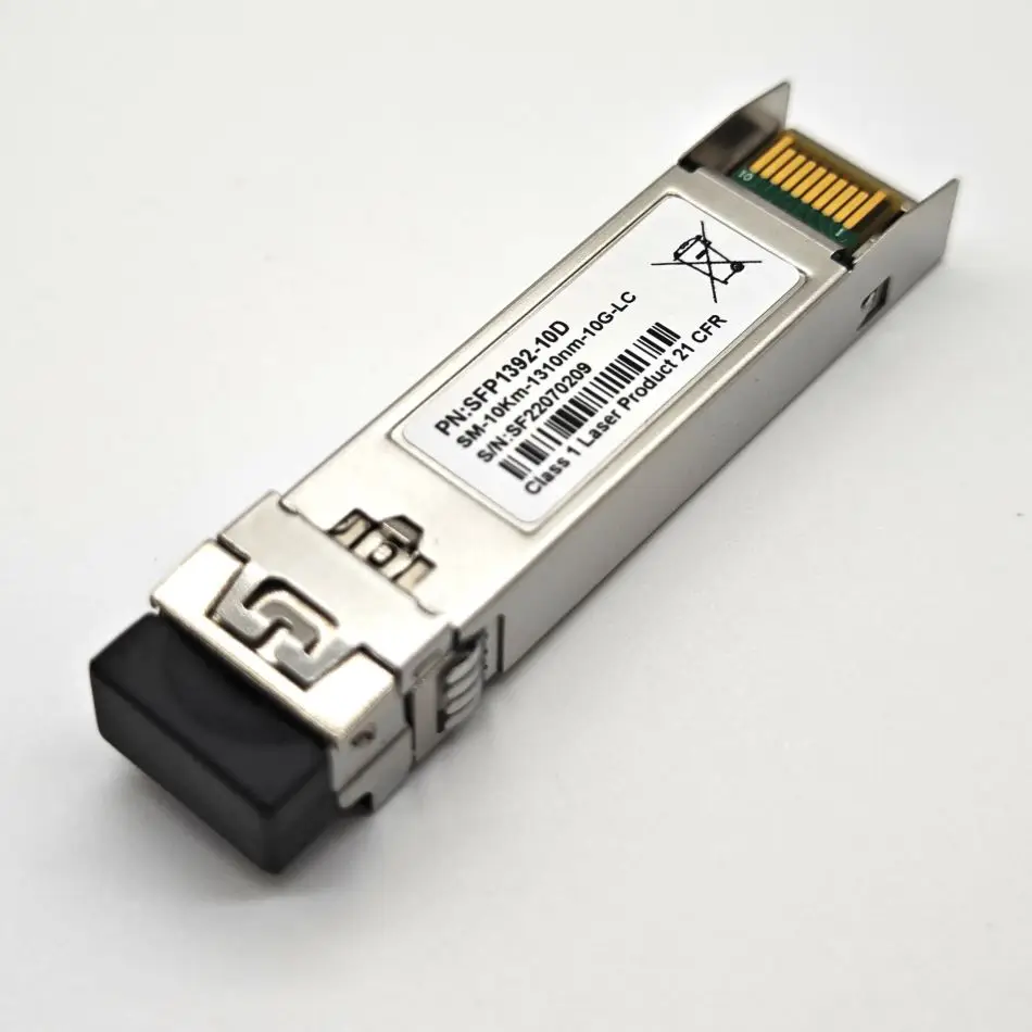 Fiber Transceiver Module 10G Single Mode SFP+ LC for Cisco Ubiquiti Mikrotik D-Link TP-Link