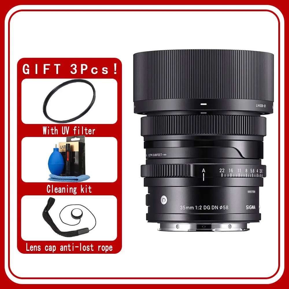 Obiettivo Contemporaneo Sigma 35Mm F2 Dg Dn Per Supporto Sony E O L