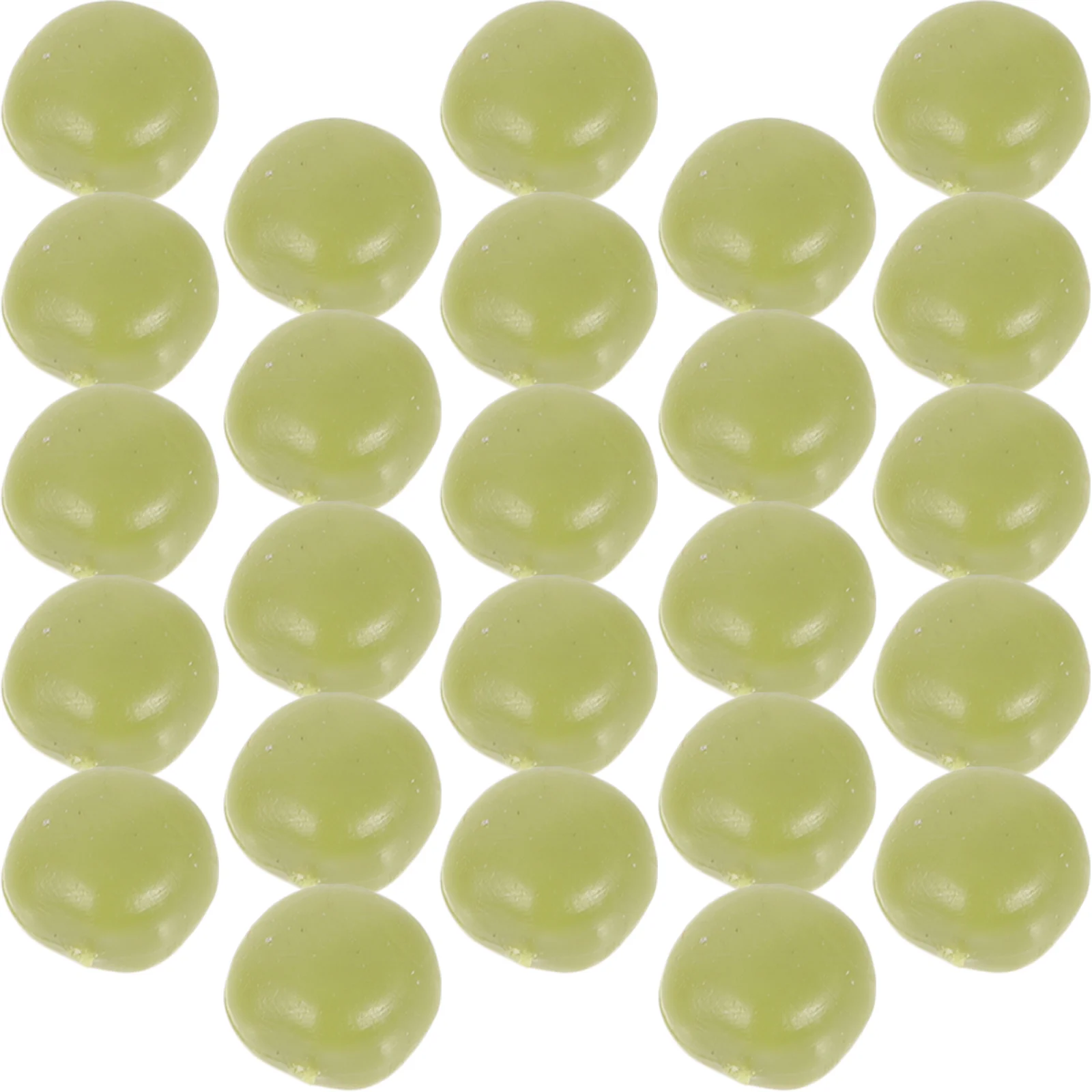 

100 Pcs Artificial Pea Garden Decore Fake Soybean Model Ornaments Pillar Home+decor Food Adornment Pvc Photo Props