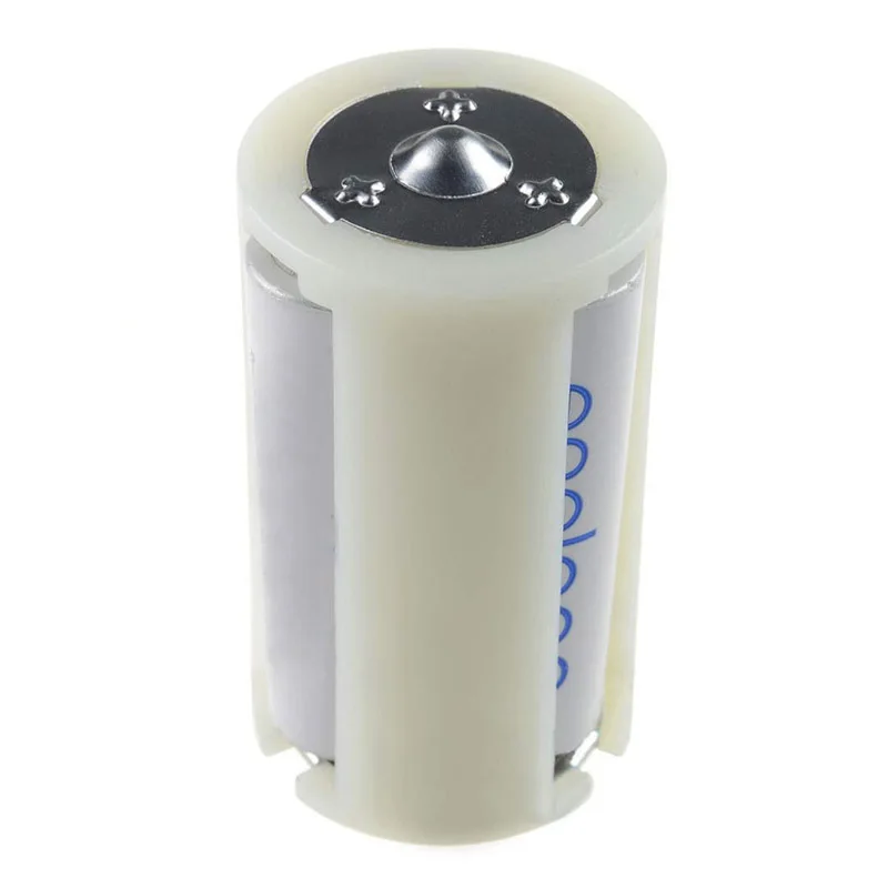 4PCS AA To D Battery Box High Quality 3x AA To D Size Battery Adapter Converter Holder Switcher Case Box For Battery Storage