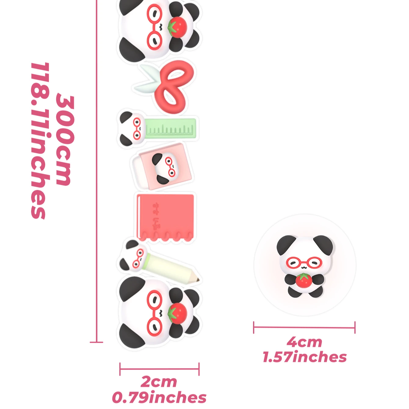 Cute Animal Modeling Style Washi Tape Kawaii Deco Scrapbooking Materials DIY Arts Crafts Album Journal Planner 6