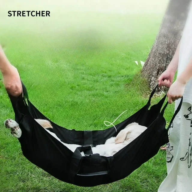 Foldable Pet Dog Cat Hammack Pet Stretcher Portable Emergency Stretcher Pet Dog Cat Bed Hammocks Pet Carrier Dog Stretcher 2